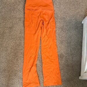 Athleta Orange High-Waisted Leggings